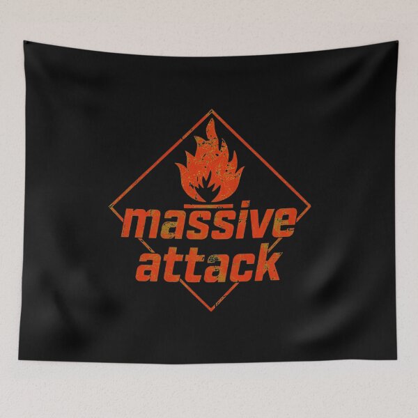 Item preview, Massive Attack Band Flame Warning Symbol -43 designed and sold by Grandr96Ace.