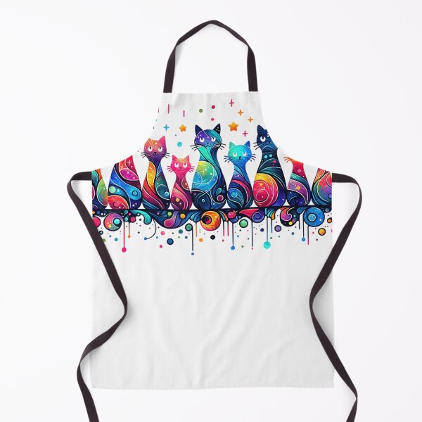 Item preview, 80s Colorful Kitten Lover Artwork Decor Cute Art Cat vintage designed and sold by SEINENGAPPI12.