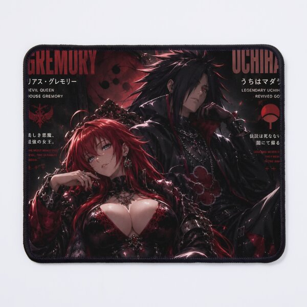 Item preview, Dark Devil Queen & Legendary Crimson Warrior – Gothic Anime Mecha Fantasy Art designed and sold by Dyan4.