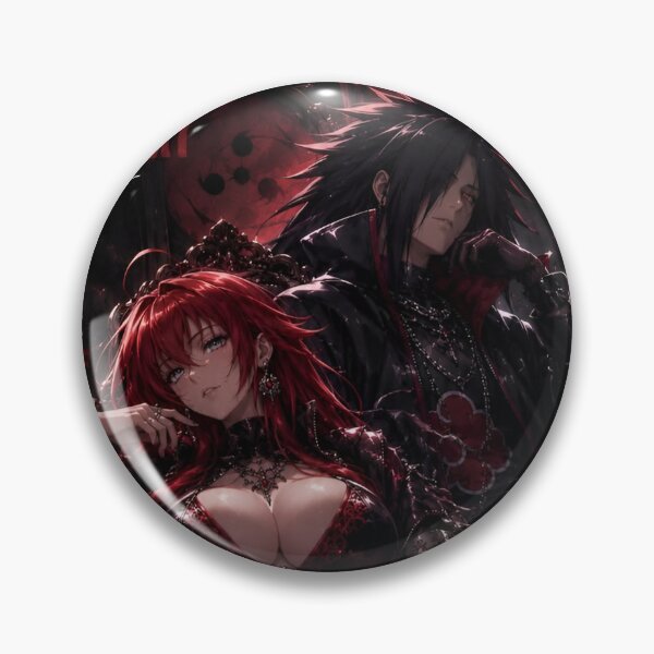 Item preview, Dark Devil Queen & Legendary Crimson Warrior – Gothic Anime Mecha Fantasy Art designed and sold by Dyan4.