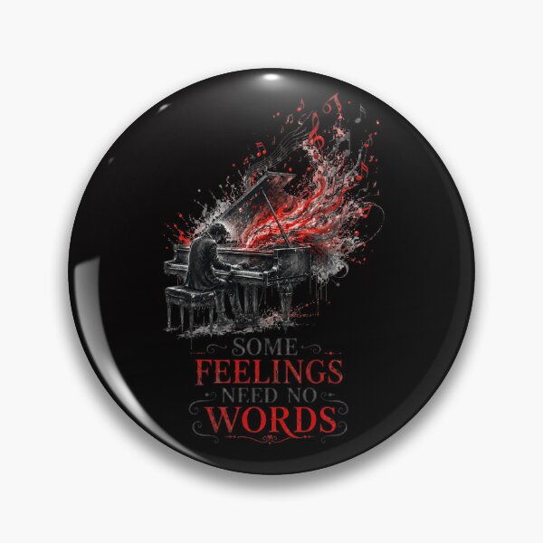 Item preview, Some Feelings Need No Words – Emotional Piano Music Art designed and sold by Tadeusz1.