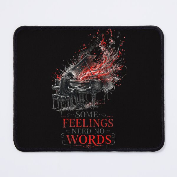 Item preview, Some Feelings Need No Words – Emotional Piano Music Art designed and sold by Tadeusz1.