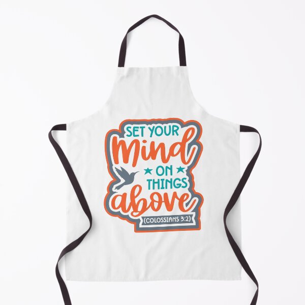 Item preview, Title: Set Your Mind on Things Above – Colossians 3:2 Christian Tshirt and sticker designed and sold by Billium Halder.
