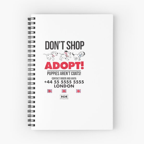 Item preview, 101 Dalmatians Dont Shop Adopt Puppies Arent Coats  designed and sold by SEINENGAPPI18.