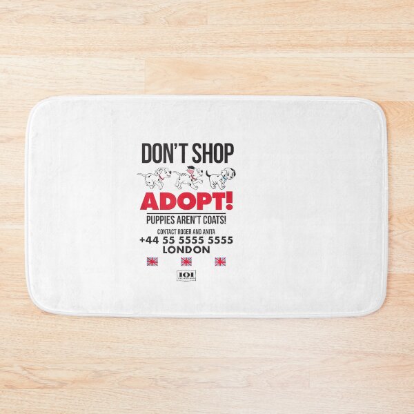 Item preview, 101 Dalmatians Dont Shop Adopt Puppies Arent Coats  designed and sold by SEINENGAPPI18.