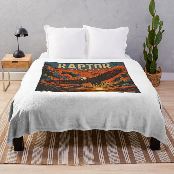 Item preview, Raptor Stories Eagle Sunset Bird of Prey Vintage Wildlife Design designed and sold by thudoando.