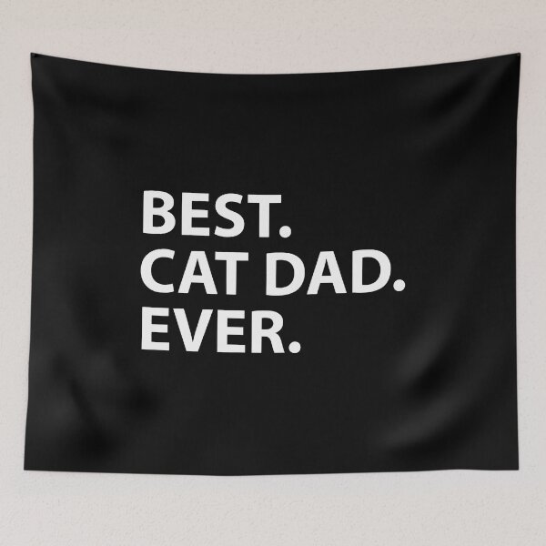 Item preview, Best Cat Dad Ever Typography designed and sold by GiaoCalonas.