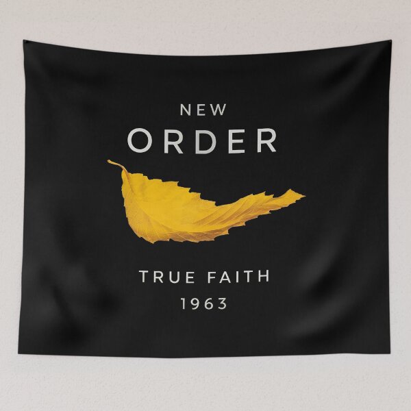 Item preview, New Order True Faith 1963 Leaf Blue -44 designed and sold by NapoEssoArts.