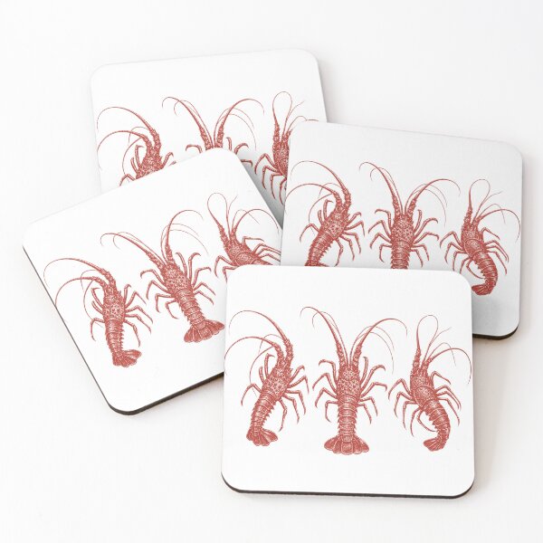 Item preview, Western Rock Lobster Trio Vintage Aussie Crayfish Cray Seafood designed and sold by Yellowriversss.