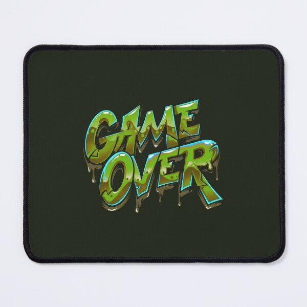 Item preview, Toxic Slime Game Over Graffiti Neon Green Gamer Streetwear Graphic Art designed and sold by MarCinu Art.
