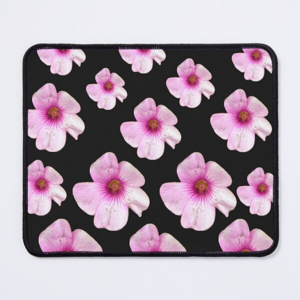 Item preview, Dainty Pink Oxalis Wood Sorrel Scattered Floral Pattern designed and sold by BalkanBloom.