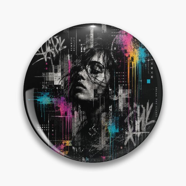 Item preview, Neon Fragments - Between Chaos and Identity designed and sold by Personiq Kaleido.