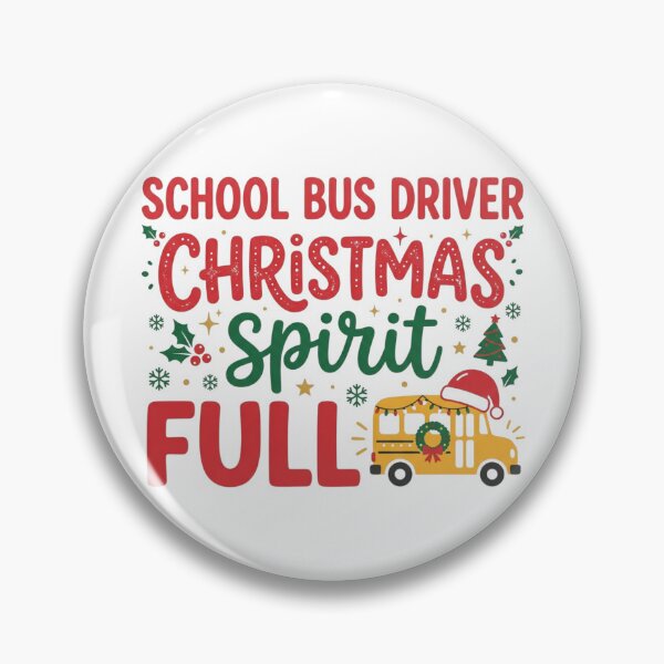 Item preview, School Bus Driver Christmas Spirit Full Festive Holiday Appreciation designed and sold by raedattia.
