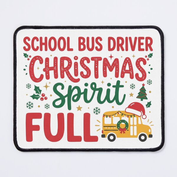 Item preview, School Bus Driver Christmas Spirit Full Festive Holiday Appreciation designed and sold by raedattia.