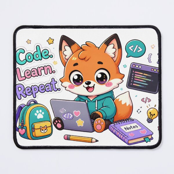 Item preview, Code Learn Repeat Fox designed and sold by Alaakadry800.