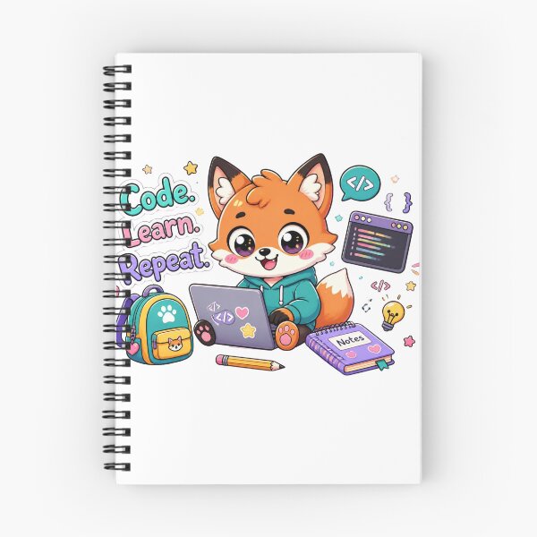Item preview, Code Learn Repeat Fox designed and sold by Alaakadry800.