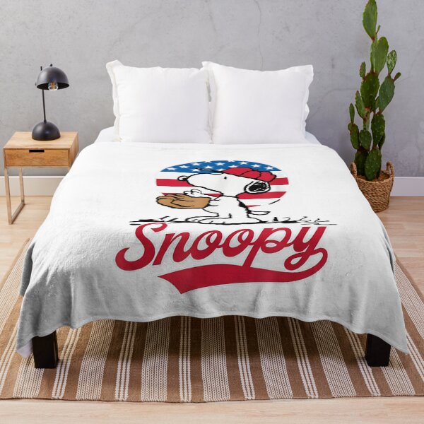 Item preview, Snoopy Baseball Player Patriotic American designed and sold by maegilldepus.