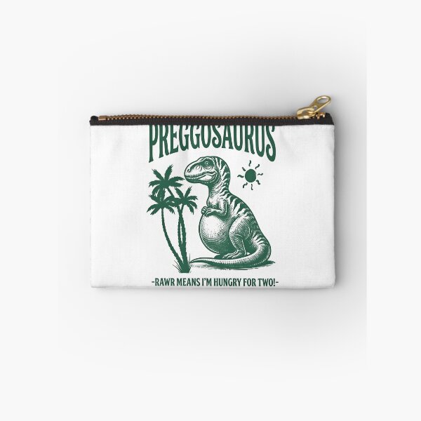 Item preview, Preggosaurus Rawr Means Im Hungry for Two Funny Pregnancy Dinosaur Design designed and sold by BlitCrankMath.