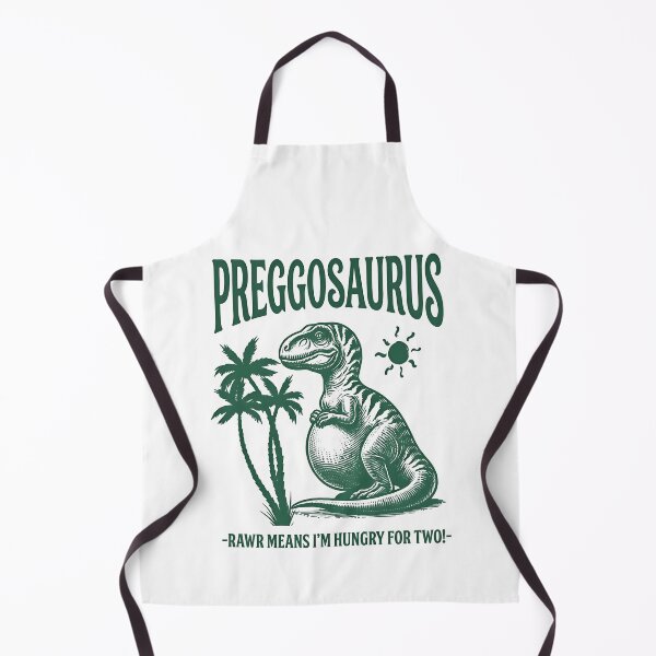 Item preview, Preggosaurus Rawr Means Im Hungry for Two Funny Pregnancy Dinosaur Design designed and sold by BlitCrankMath.
