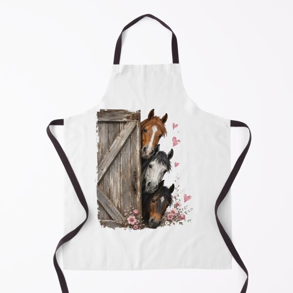 Item preview, Rustic Barn Door Horses Floral Country designed and sold by roartusa.