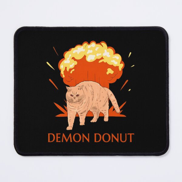 Item preview, Demon Donut Cat Explosion Illustration designed and sold by GiaoCalonas.