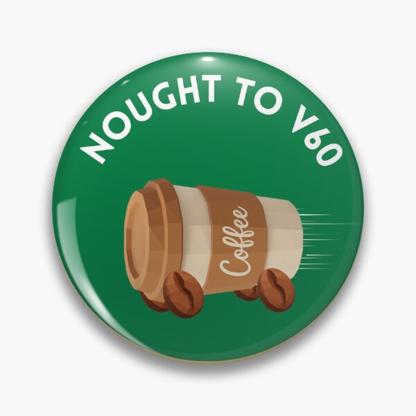 Item preview, Nought to V60 Funny Coffee Car Racing Pun designed and sold by Samtexboom.
