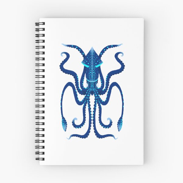 Item preview, Bioluminescent Deep Sea Firefly Blue Squid In Digital designed and sold by wolf-jacks.