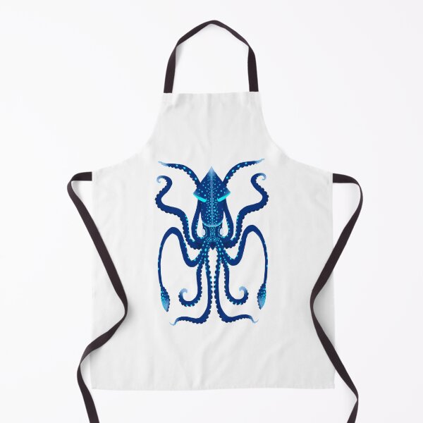 Item preview, Bioluminescent Deep Sea Firefly Blue Squid In Digital designed and sold by wolf-jacks.