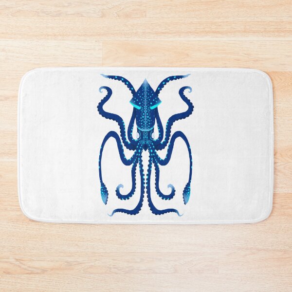 Item preview, Bioluminescent Deep Sea Firefly Blue Squid In Digital designed and sold by wolf-jacks.