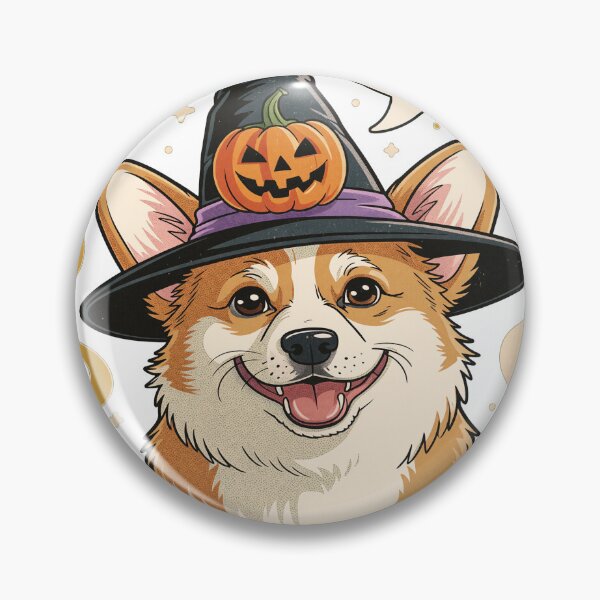 Item preview, Spooky Halloween Corgi Witch designed and sold by lokality.