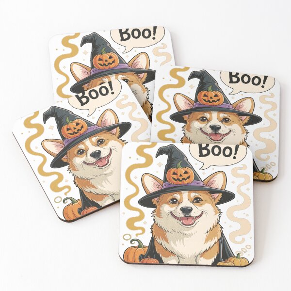 Item preview, Spooky Halloween Corgi Witch designed and sold by lokality.