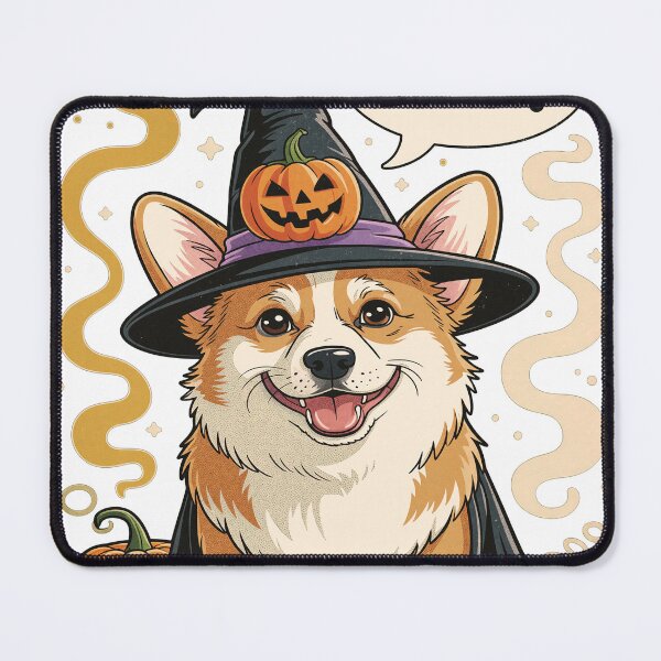 Item preview, Spooky Halloween Corgi Witch designed and sold by lokality.