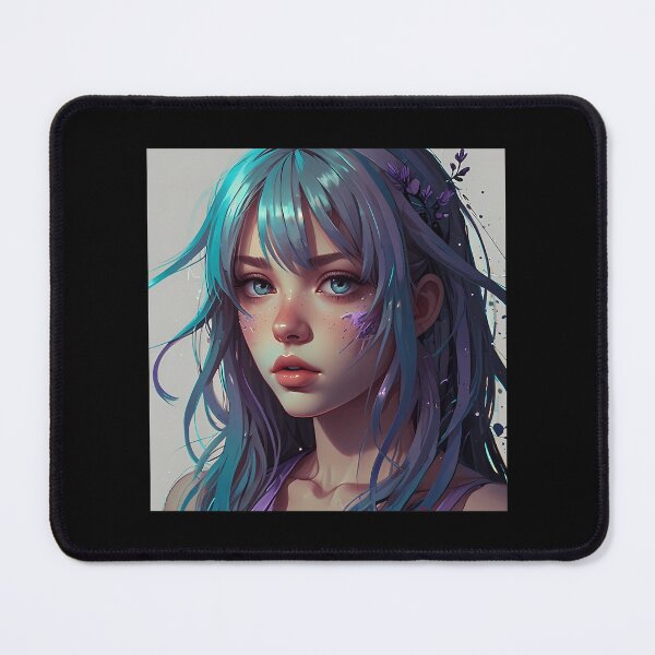 Item preview, Bioluminescent Fantasy Anime Art Poster designed and sold by wolf-jacks.