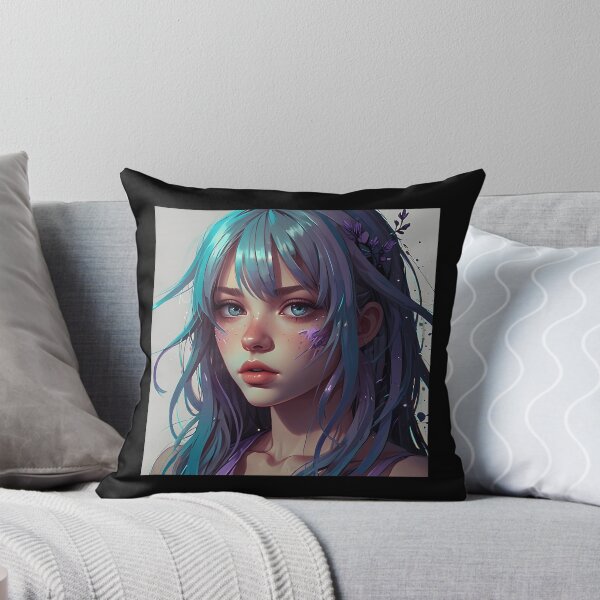Item preview, Bioluminescent Fantasy Anime Art Poster designed and sold by wolf-jacks.