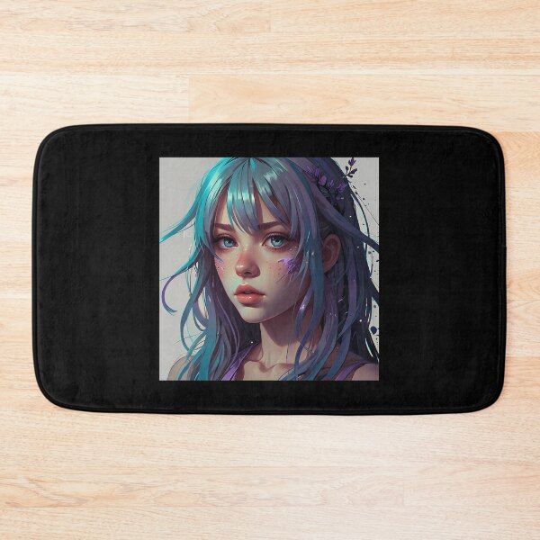 Item preview, Bioluminescent Fantasy Anime Art Poster designed and sold by wolf-jacks.