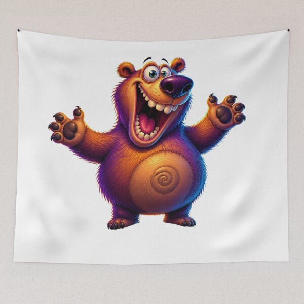 Item preview, Friendly bear designed and sold by Art70shop.