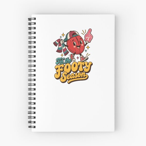 Item preview, Tis The Footy Season Cute Retro Aussie Rules Footy Mascot Fan  designed and sold by Yellowriversss.