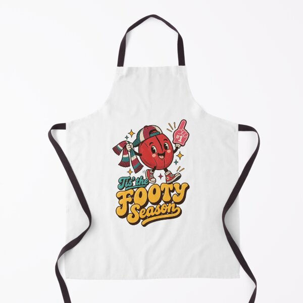 Item preview, Tis The Footy Season Cute Retro Aussie Rules Footy Mascot Fan designed and sold by Yellowriversss.