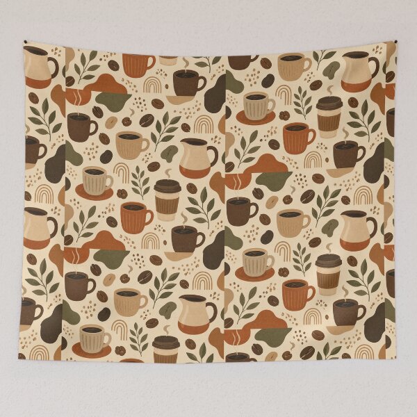 Item preview, Coffee House – Retro Coffee & Espresso Pattern designed and sold by 50Pxels.