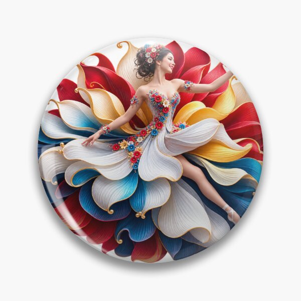 Item preview, Colorful Floral Fantasy Dancer designed and sold by Reshmakhan.