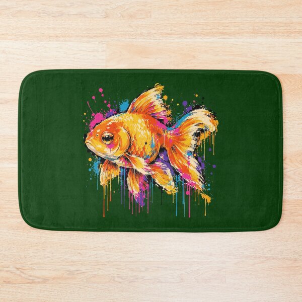 Item preview, Colorful Goldfish Graffiti Street Art designed and sold by Kisho.