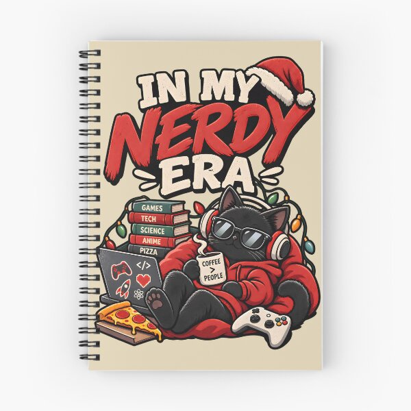 Item preview, nerd cat designed and sold by aliraweb.