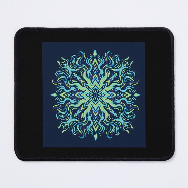 Item preview, Bioluminescent Marine Mandala designed and sold by wolf-jacks.