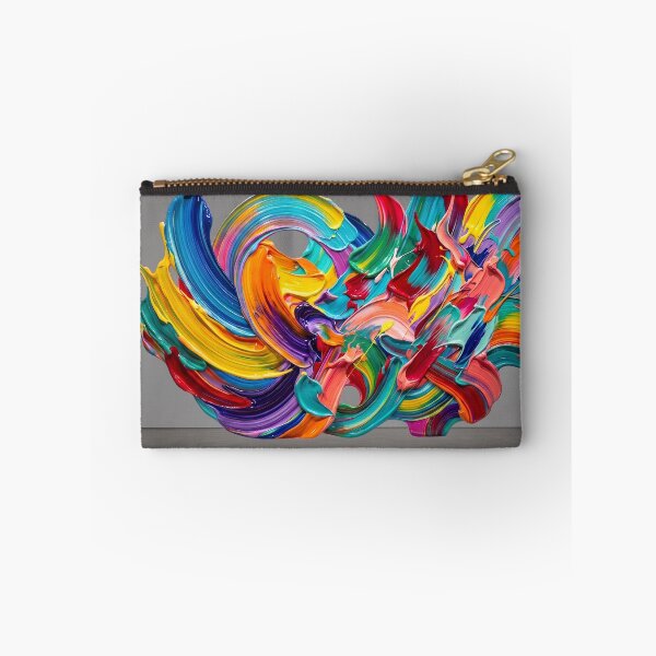 Item preview, Vibrant Abstract Impasto Oil Paint Swirls Modern Art designed and sold by ArtworkNorth.