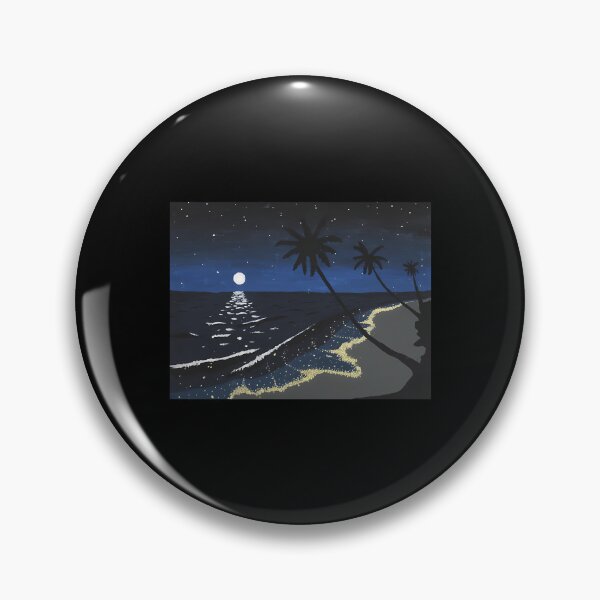 Item preview, Bioluminescent Moonlit Beach designed and sold by wolf-jacks.