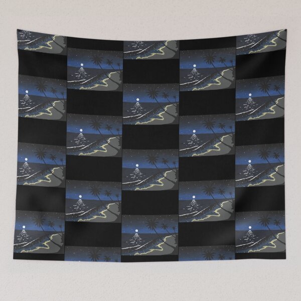 Item preview, Bioluminescent Moonlit Beach designed and sold by wolf-jacks.