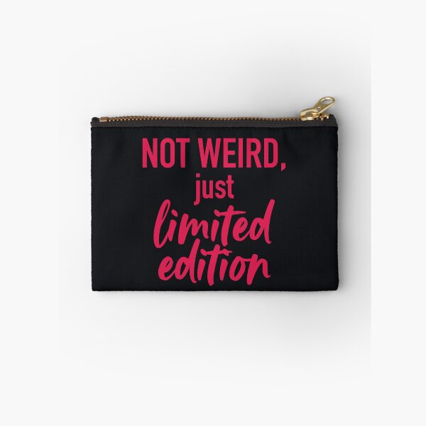 Item preview, Not Weird Just Limited Edition (Neon Magenta Text) - Retro 80s Vibe & Unique Personality designed and sold by RetroNeon.