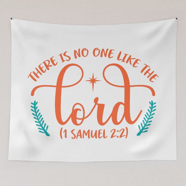 Item preview, There Is No One Like the Lord Christian Bible Verse | vintage T-shirt , sticker , mug and tattoo design designed and sold by Billium Halder.
