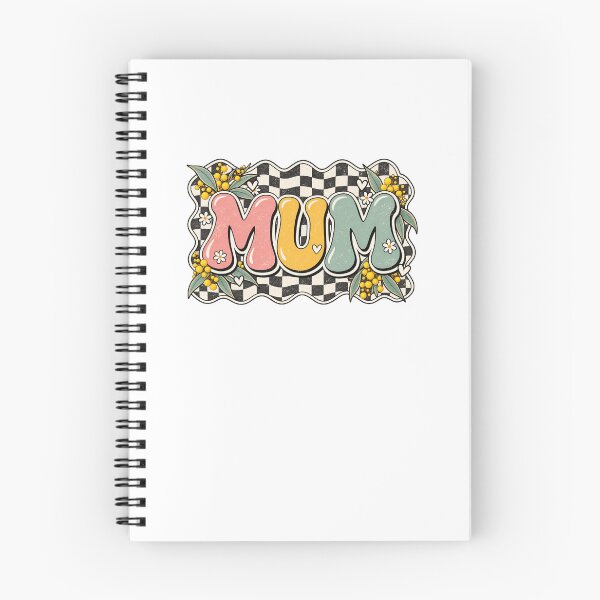 Item preview, MUM Wattle Checkerboard Retro Pastel Aussie Mum Wattle Flower Mothers Day designed and sold by Yellowriversss.