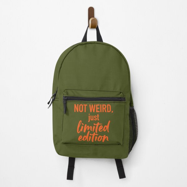 Item preview, Not Weird Just Limited Edition (Safety Orange Text) - Streetwear Typography & Unique Personality designed and sold by RetroNeon.